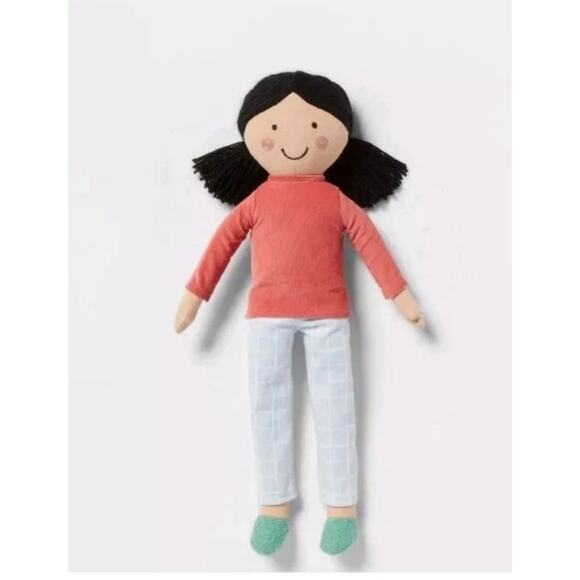 Pillowfort Decorative Kids' Pillow Pal Girl Pink - New - Picture 1 of 3